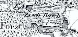 Fragment mapy Schroettera
z lat 1796-1802